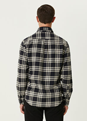 Beymen Club Navy Blue Plaid Shirt - 5