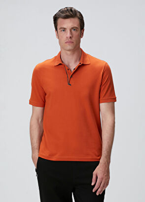 Network N-Tech Turuncu Polo Yaka T-shirt - 4