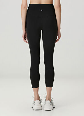 Align High-Rise Siyah Crop Tayt 23" - Görsel 5