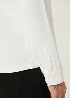 Beymen Club Ekru Jersey Dış Gömlek - 7