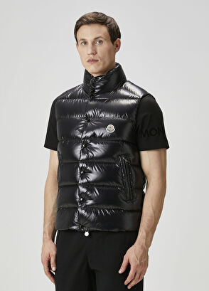 Siyah Puff Yelek - Görsel 5