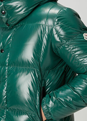 Moncler Parana Green Hooded Puffer Jacket - 5