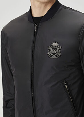 Siyah Bomber Mont - Görsel 6