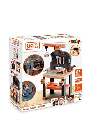 Smoby Black & Decker Vinçli Çalışma Tezgahı Seti 360741 - 6