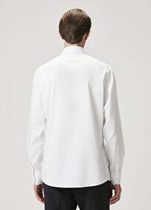 Beymen Club Custom Fit White Non-Iron Shirt - 6