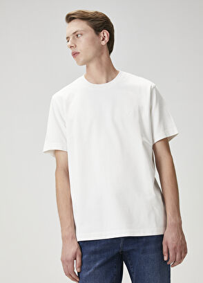 Beymen Club Relax Fit White Basic T-Shirt - 3