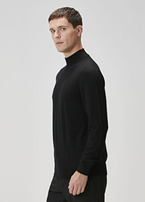 Siyah Yün Kazak - Görsel 6