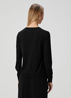 Siyah Yün Kazak - Görsel 6