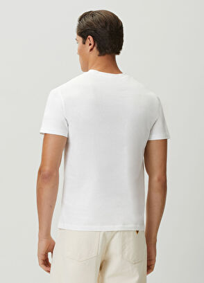 Valentino White Pocket Detailed T-Shirt - 4