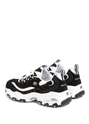Skechers Dlites Black & White Men's Sneakers - 8