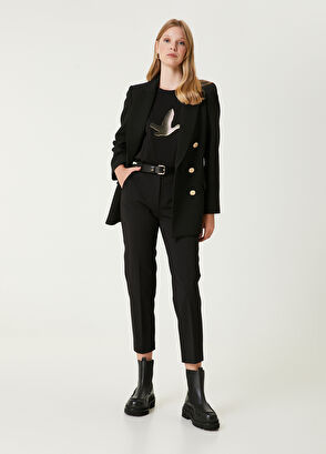 Beymen Club Black Double-Breasted Blazer - 5