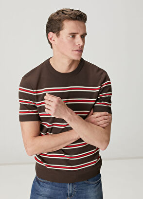 Beymen Club Brown Striped Knitwear - 8