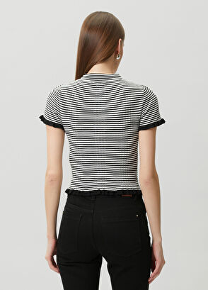 Join Us Black Knit Blouse - 4