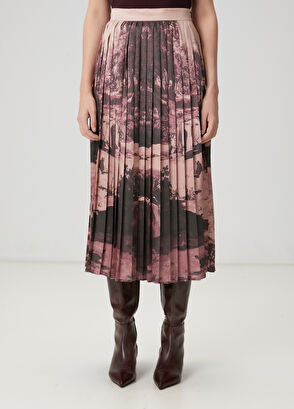 Beymen Club Pembe Pileli Midi Etek - 3