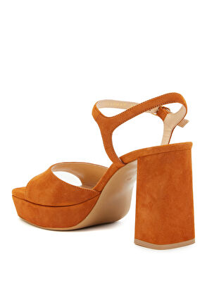 George Hogg Taba Kadın Süet Sandalet - 3