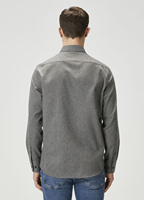 Beymen Club Comfort Fit Antrasit Gömlek - 4