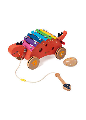 Classic World Ahşap Çekçek Dinozor Ksilofon - 3