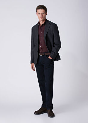 Beymen Club Anthracite Wool Jacket - 3