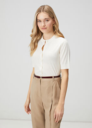 Beymen Club Kırık Beyaz İpek Karışımlı Hırka - 4