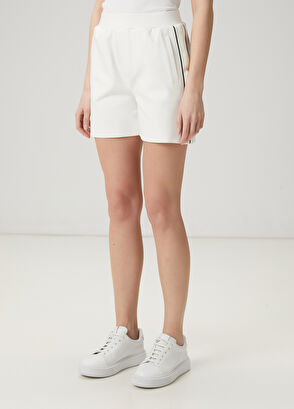 Beymen Club Off-White Jersey Shorts - 3
