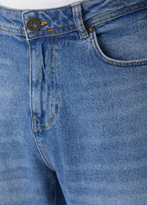 Beymen Club Tapered Fit Blue Wash Jeans - 4