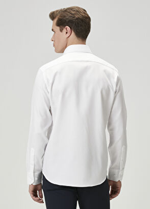 Beymen Club Comfort Fit Beyaz Non-Iron Gömlek - 5