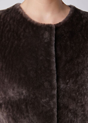 Beymen Club Taupe Scarf Detailed Coat - 7