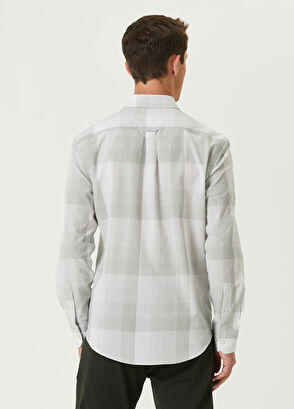 Beymen Club Comfort Fit Çağla İnce Ekose Desenli Gömlek - 5