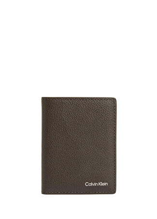 Calvin Klein Erkek Kahverengi Deri Cüzdan -1