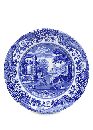 Spode Blue Italian Porselen Ekmek Tabağı Mavi -1