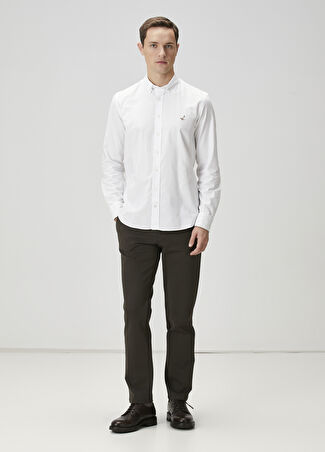 Beymen Club Erkek Haki Beli Kordonlu Chino Pantolon 46 -1