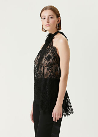Dolce&gabbana Kadın Siyah Dantel Bluz 42 It