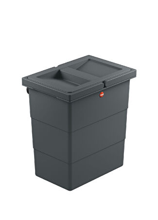 Hailo Flexbox Siyah Mini Çöp Kutusu 7 Lt Çok Renkli -1