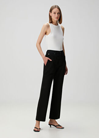 7 For All Mankind Kadın Siyah Jean Pantolon 25 It