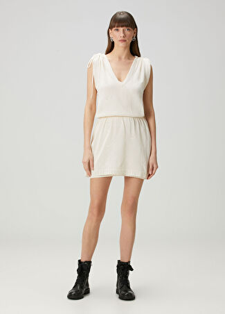 Zadig&voltaire Kadın Mini Elbise Bej Xs/s