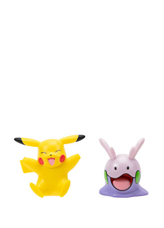 Pokémon Çocuk Pikachu Ve Goomy Battle Figür -1