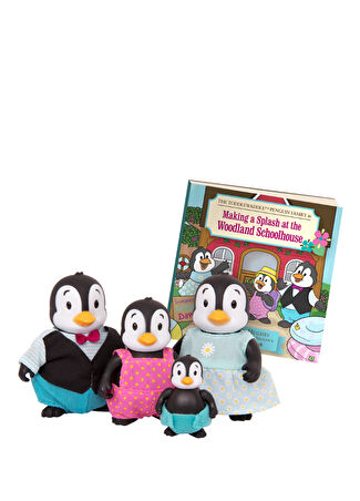 Li'l Woodzeez Çocuk Penguen Ailesi 4'lü Figür Oyuncak -1