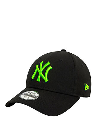 New Era Çocuk Neon 9forty Neyyan Siyah Şapka -1