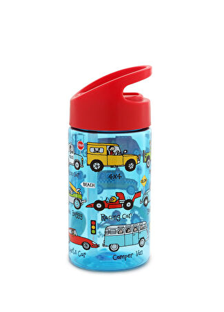 Tyrrell Katz Erkek Çocuk Cars Pipetli Matara 400 Ml -1