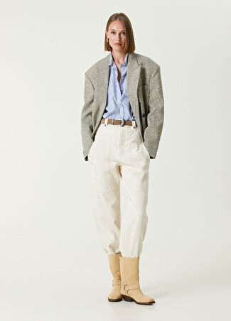 Etoile Isabel Marant Kadın Pantolon Bej 36 Fr