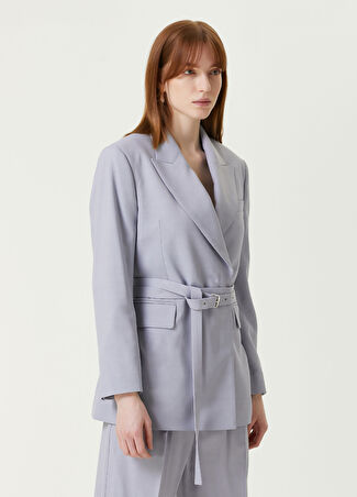 Acne Studios Kadın Relaxed Fit Blazer Mor 34 It