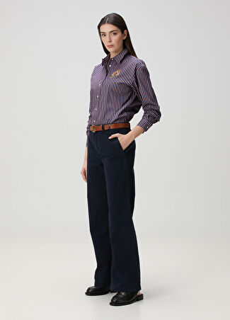 Lauren Ralph Lauren Lauren Ralph Kadın Mahkey Lacivert Pantolon 2 Us