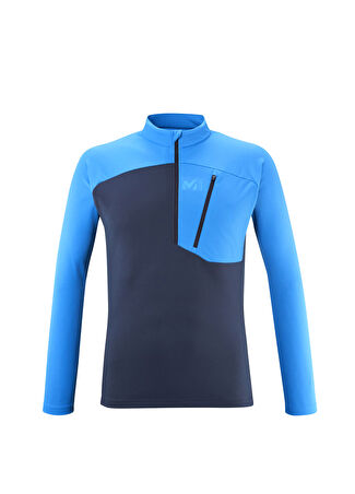 Millet Erkek Miv9851 8541 Morpho Ls Power Dry Yarım Fermuar Lacivert Spor Ceket L -1
