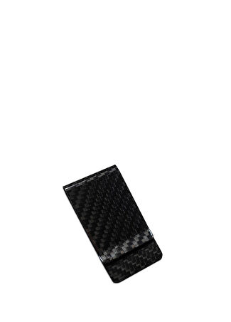 Aybar Erkek Siyah Karbonfiber Para Tutacağı -1