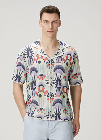 Scotch&Soda Erkek Figür Jakarlı Kısa Kollu Triko S