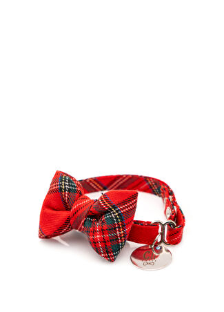 Gliparis Rojo Papyonlu Kedi Tasması Kırmızı -1
