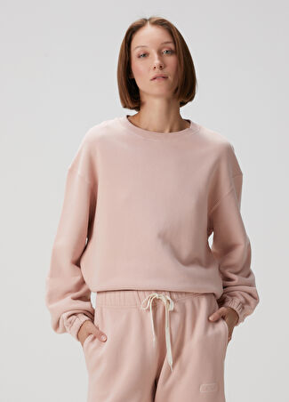 Autry Kadın Altın Rengi Sweatshirt Pembe L -1