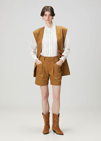 Isabel Marant Kadın Fairy Şort Kahverengi 34 Fr