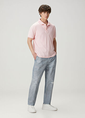 7 For All Mankind Erkek Straight Chino Jean Pantolon Mavi 29 It