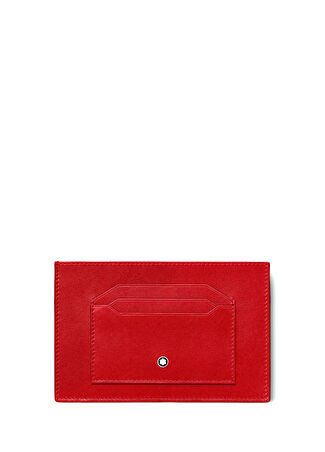 Montblanc Erkek Kırmızı Logo Detaylı Deri Kartlık -1